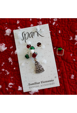 Square Stitch Markers, Christmas Tree