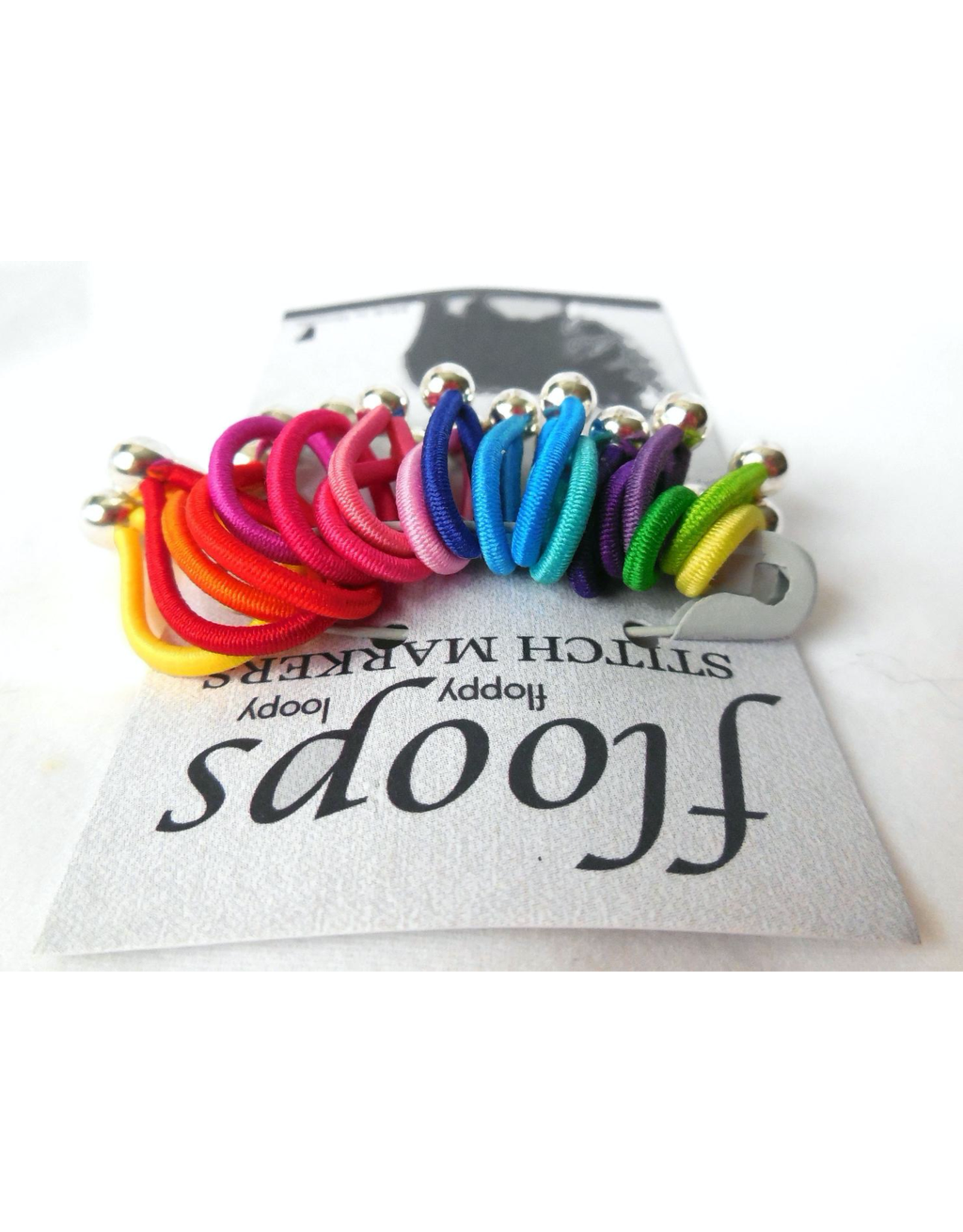 Floops Floops Stitch Markers, Skinny Small, Brilliant