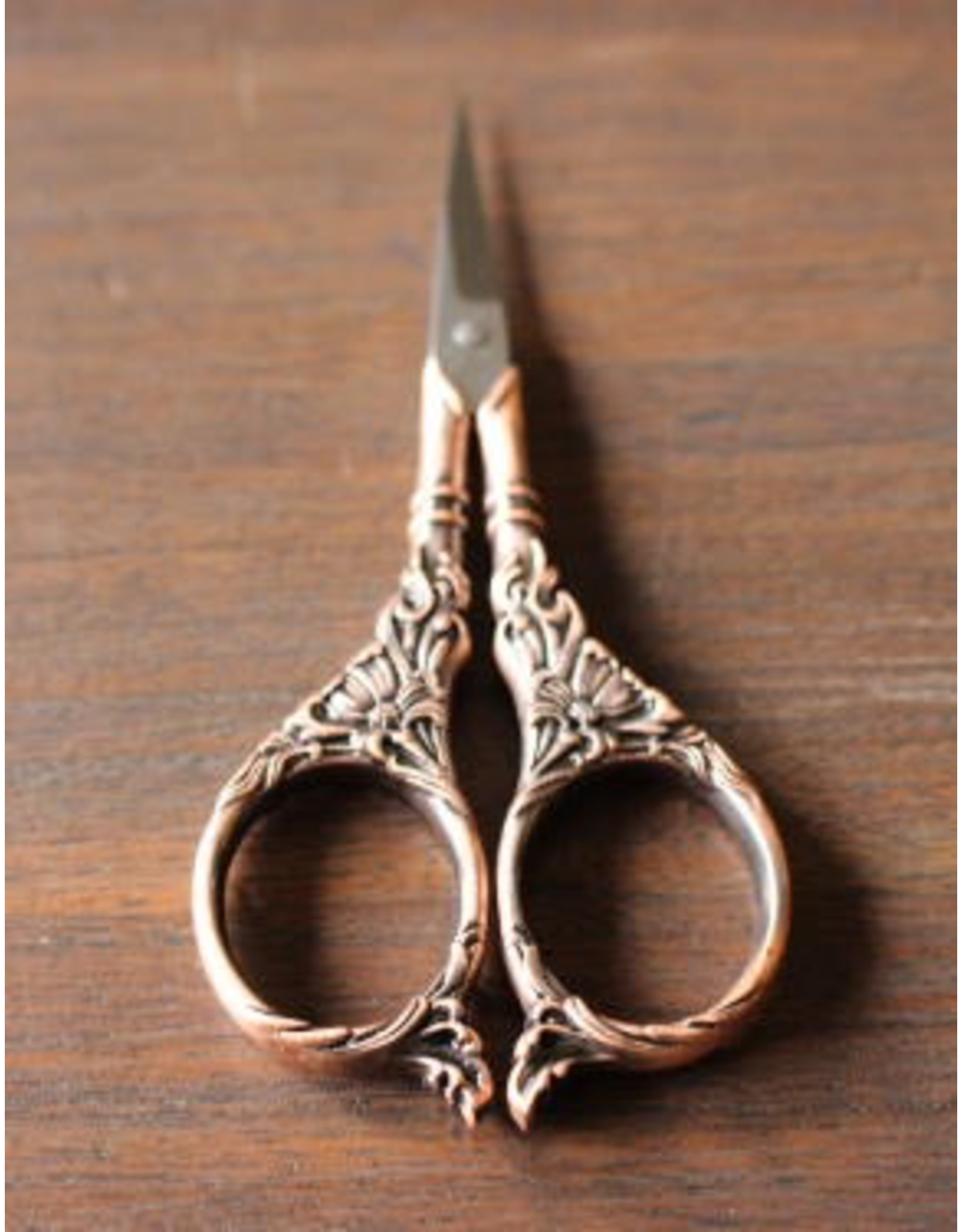 Never Not Knitting Botanical Garden Scissors in Antique Copper