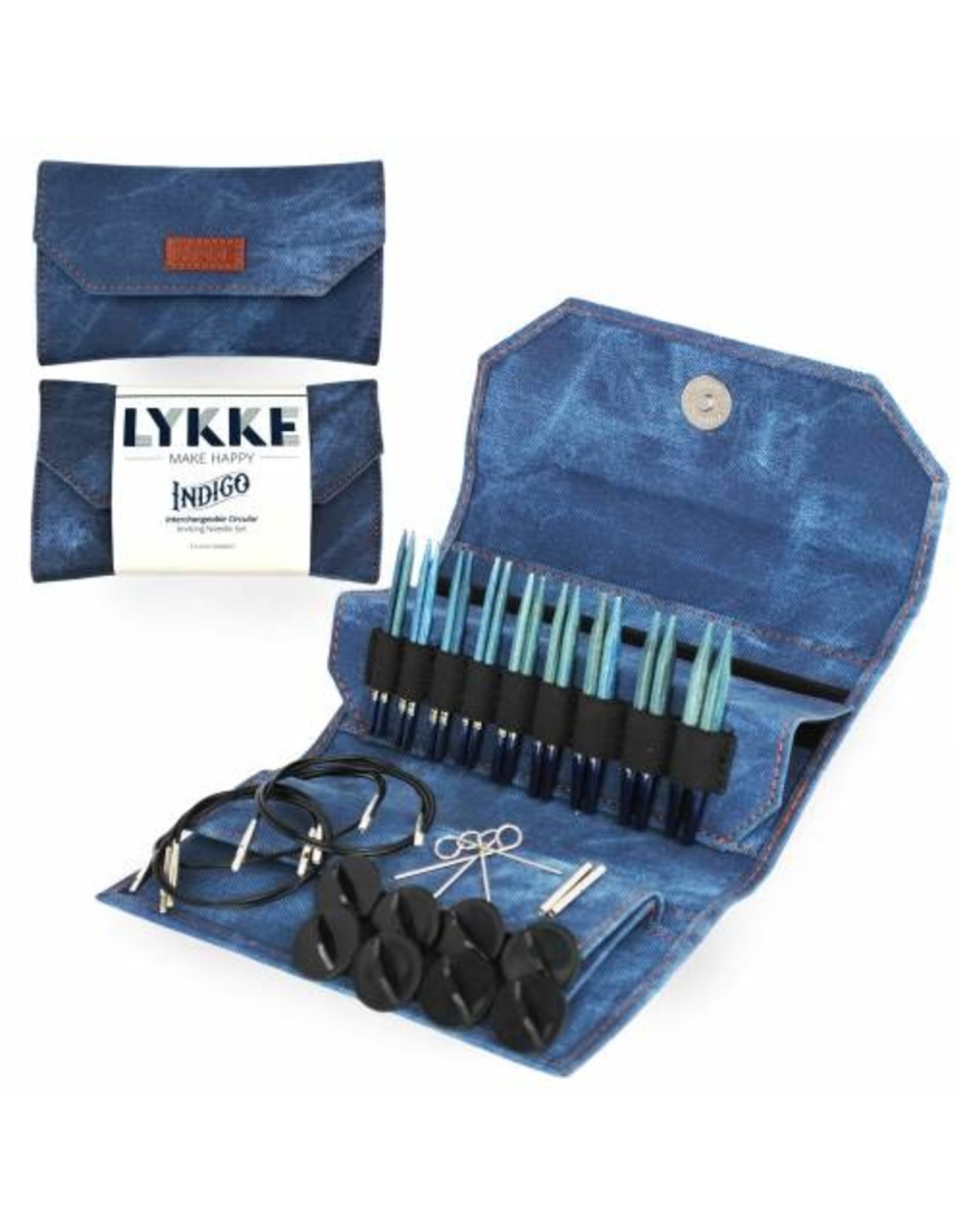 Lykke Lykke 3.5-inch Interchangeable Indigo Needle Set