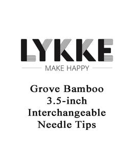 Lykke Lykke Grove Bamboo 3.5" Interchangeable Needle Tips