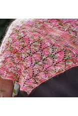 Knitted Wit The ShannaJean Club April 2020 - Socially Distant - Among the Flowers (pink) Colorway
