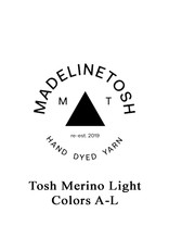 Madelinetosh Madelinetosh Tosh Merino Light Colors A-L