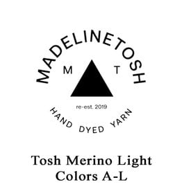 Madelinetosh Madelinetosh Tosh Merino Light Colors A-L