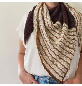 **CLEARANCE** Up All Night Shawl Kit - Glazed Pecan, Phantasm, Paper