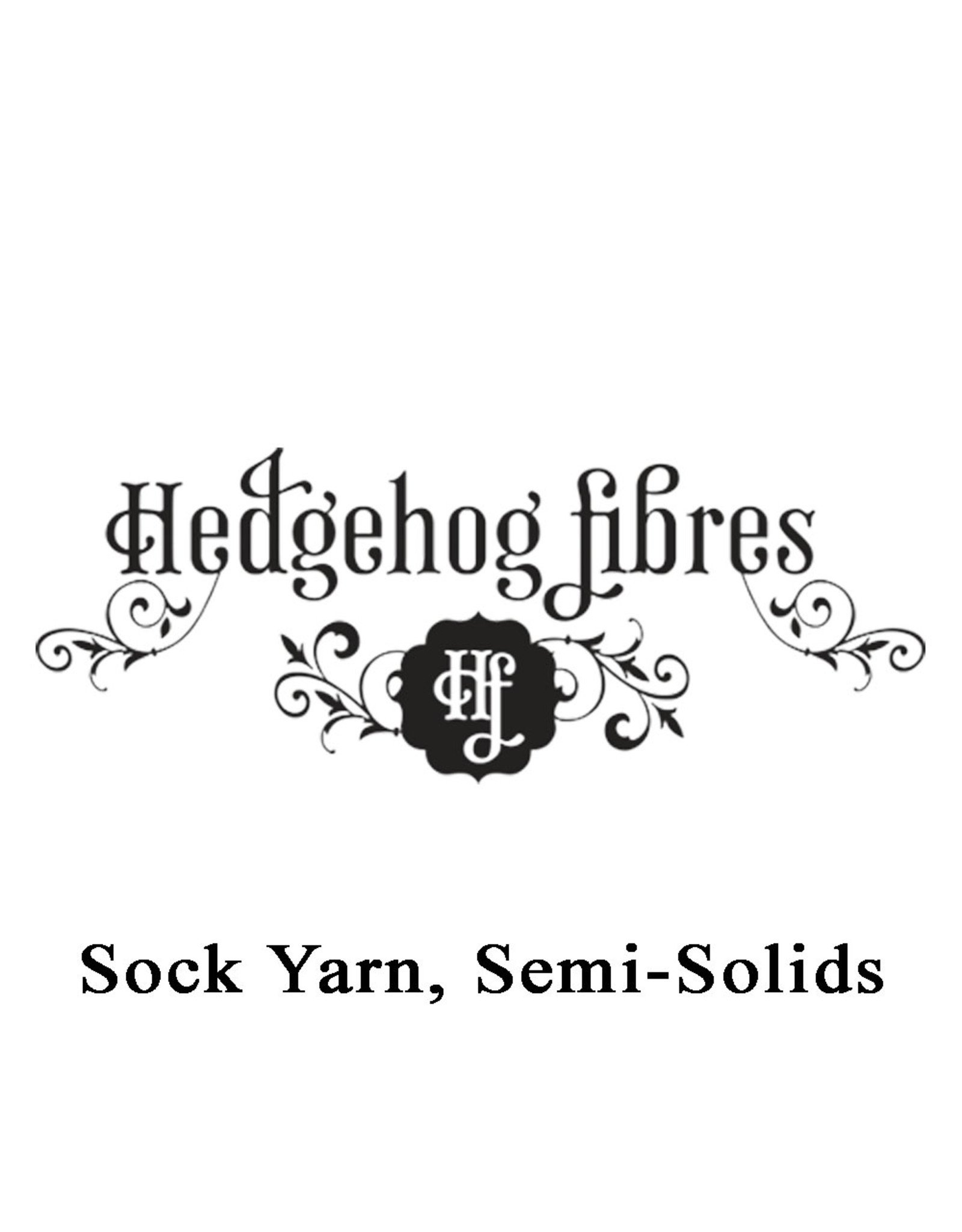 Hedgehog Fibres Hand Dyed Yarns Hedgehog Fibres Sock Yarn, Semi-Solids