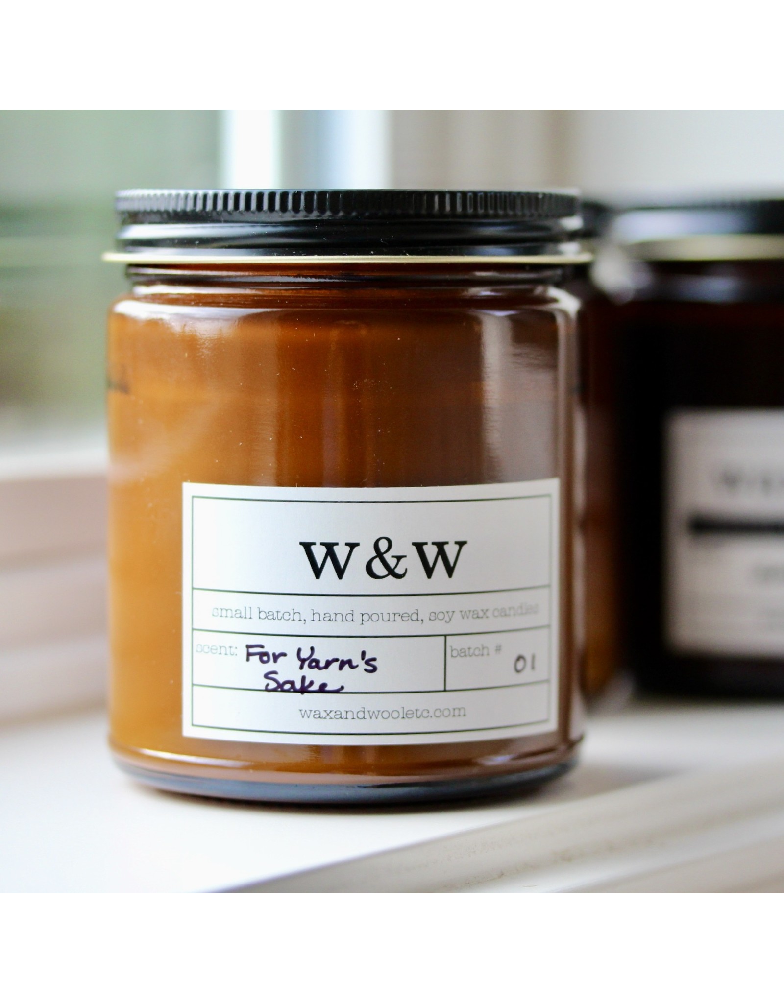 Wax & Wool, etc. Pure Soy Wax Candle