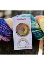 Knitted Wit **CLEARANCE** Explore The Rainbow Enamel Pin