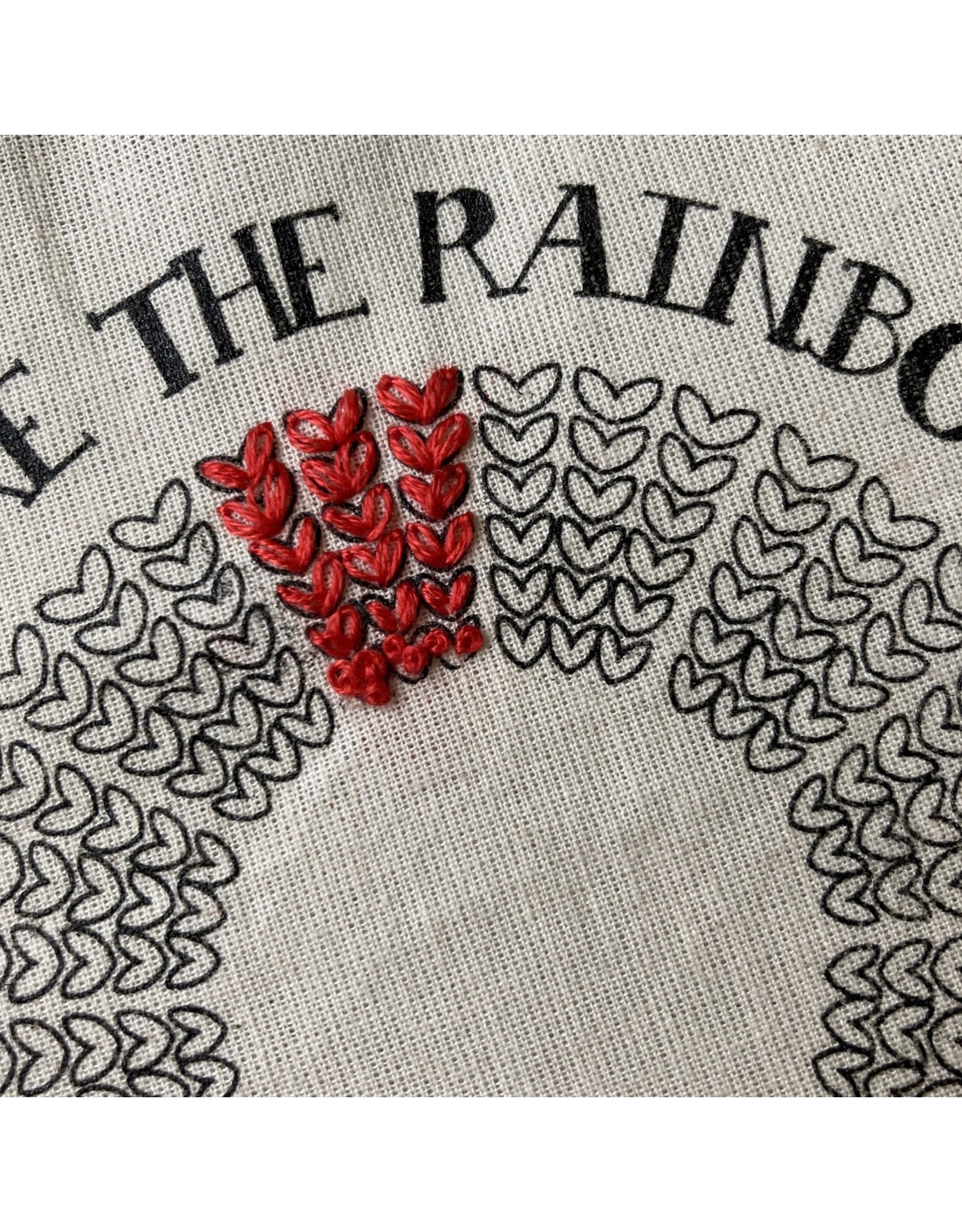 Knitted Wit **CLEARANCE** Explore The Rainbow Project Bag
