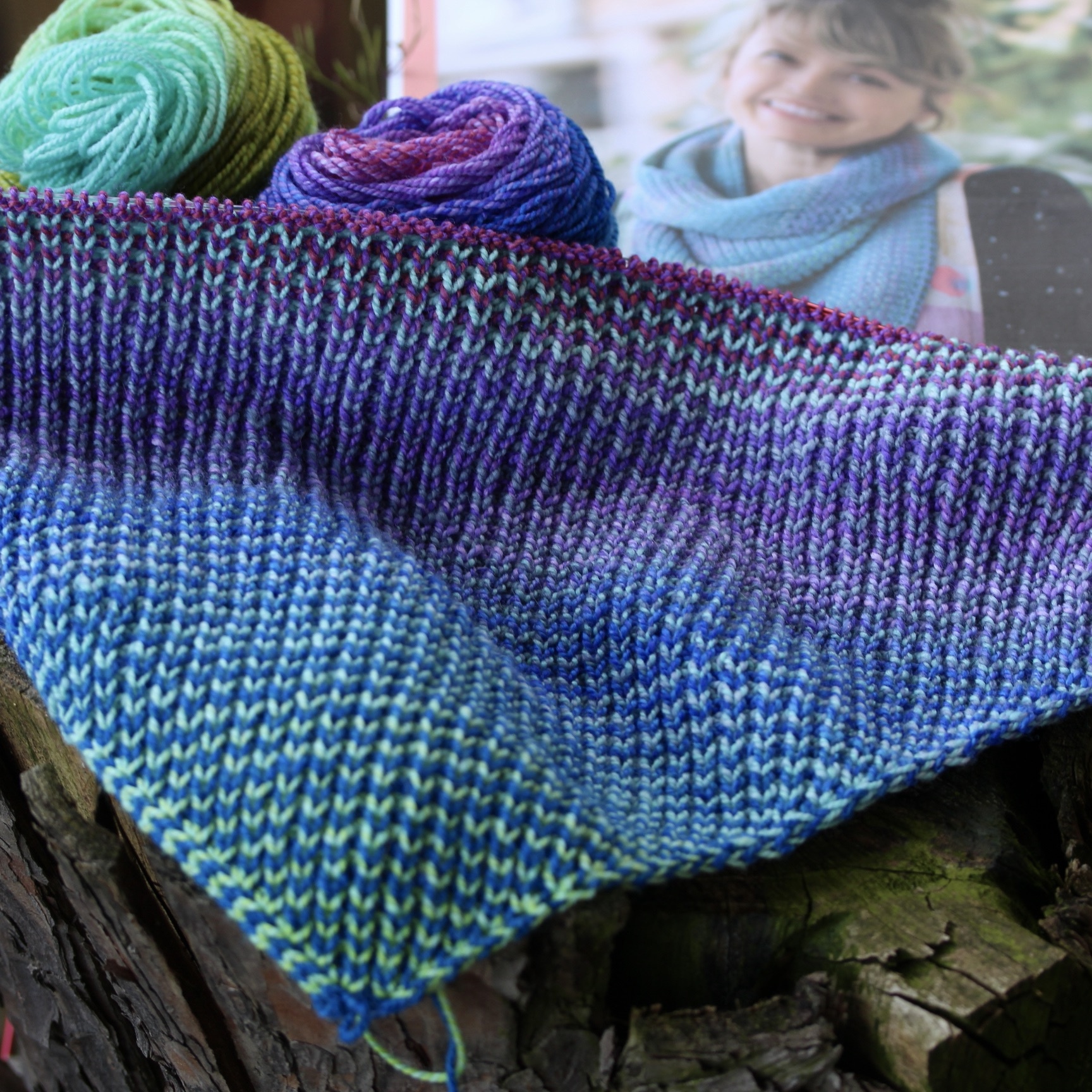 Learn To Knit Our Lucky Dip Scarf With Cardigang