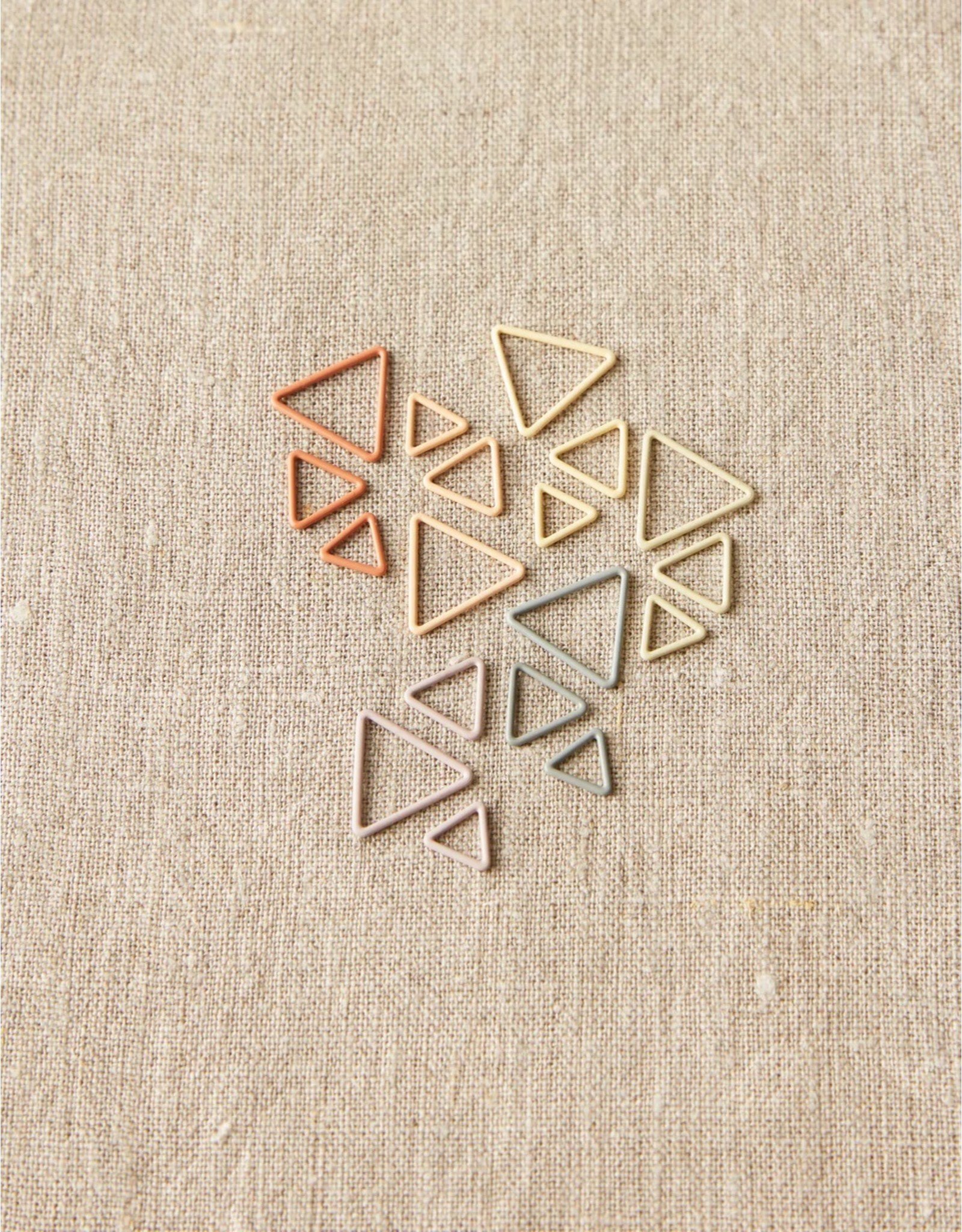 CoCo Knits Cocoknits Colorful Triangle Stitch Markers, Earth Tones