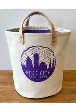 For Yarn's Sake 2023 Rose City Yarn Crawl Heidi West Bucket Bag