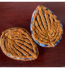 For Yarn's Sake Next Steps in Brioche: Aspen Leaf Coasters Brioche Increases and Decreases (A Zoom Event)