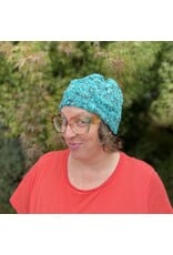 Knitted Wit The ShannaJean Club 2023 Explore the Rainbow - Bespeckled Turquoise (October)