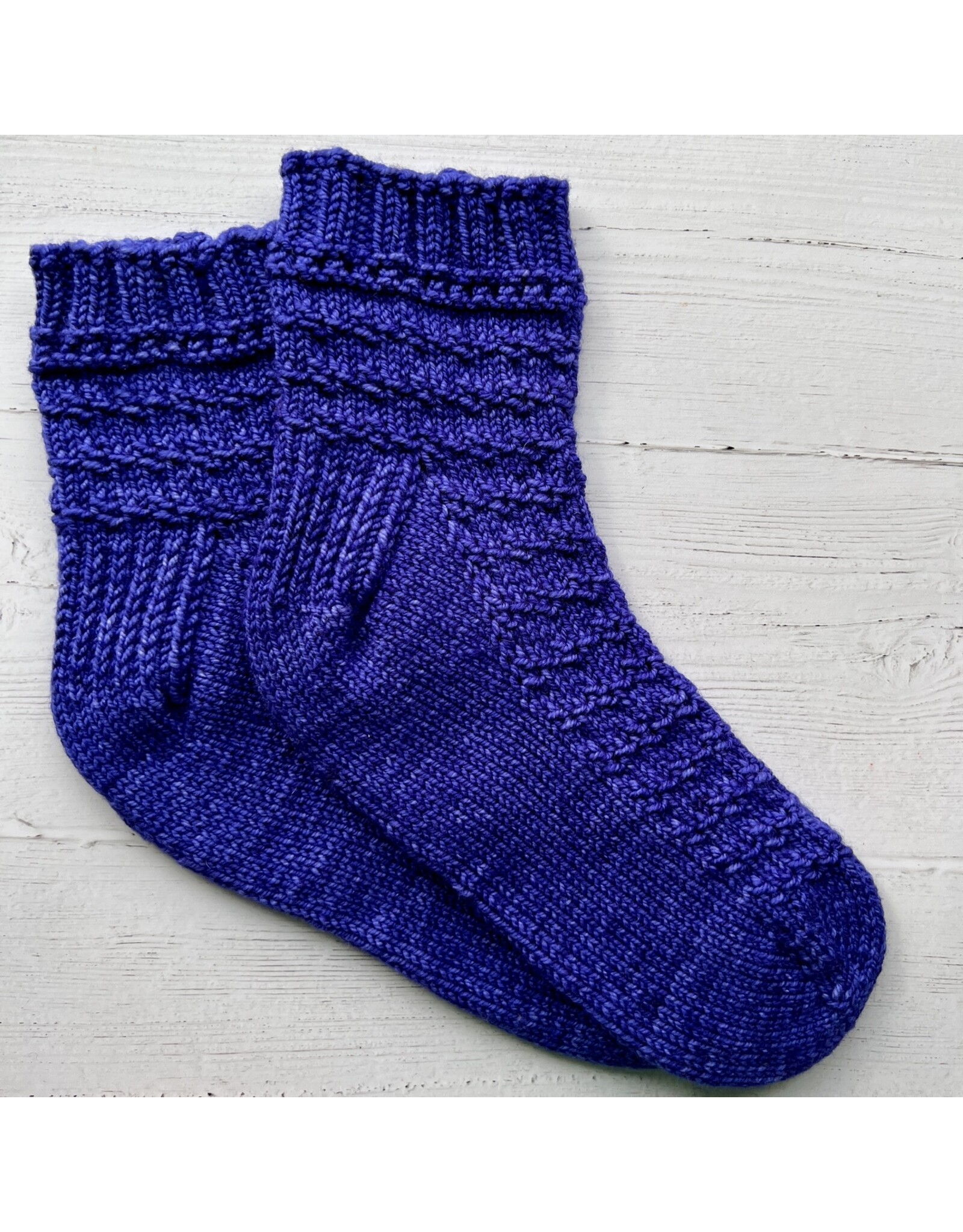 Aegean Blue & Multi Hand Knitted Woolen Winter Socks – SAAGAH