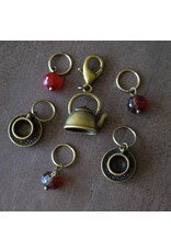 Never Not Knitting Tea Time Stitch Marker Set