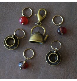 Never Not Knitting Tea Time Stitch Marker Set