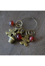 Never Not Knitting Cozy Baking Stitch Marker Set
