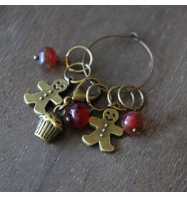 Never Not Knitting Cozy Baking Stitch Marker Set