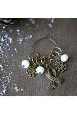 Never Not Knitting Winter Scarf Stitch Marker Set