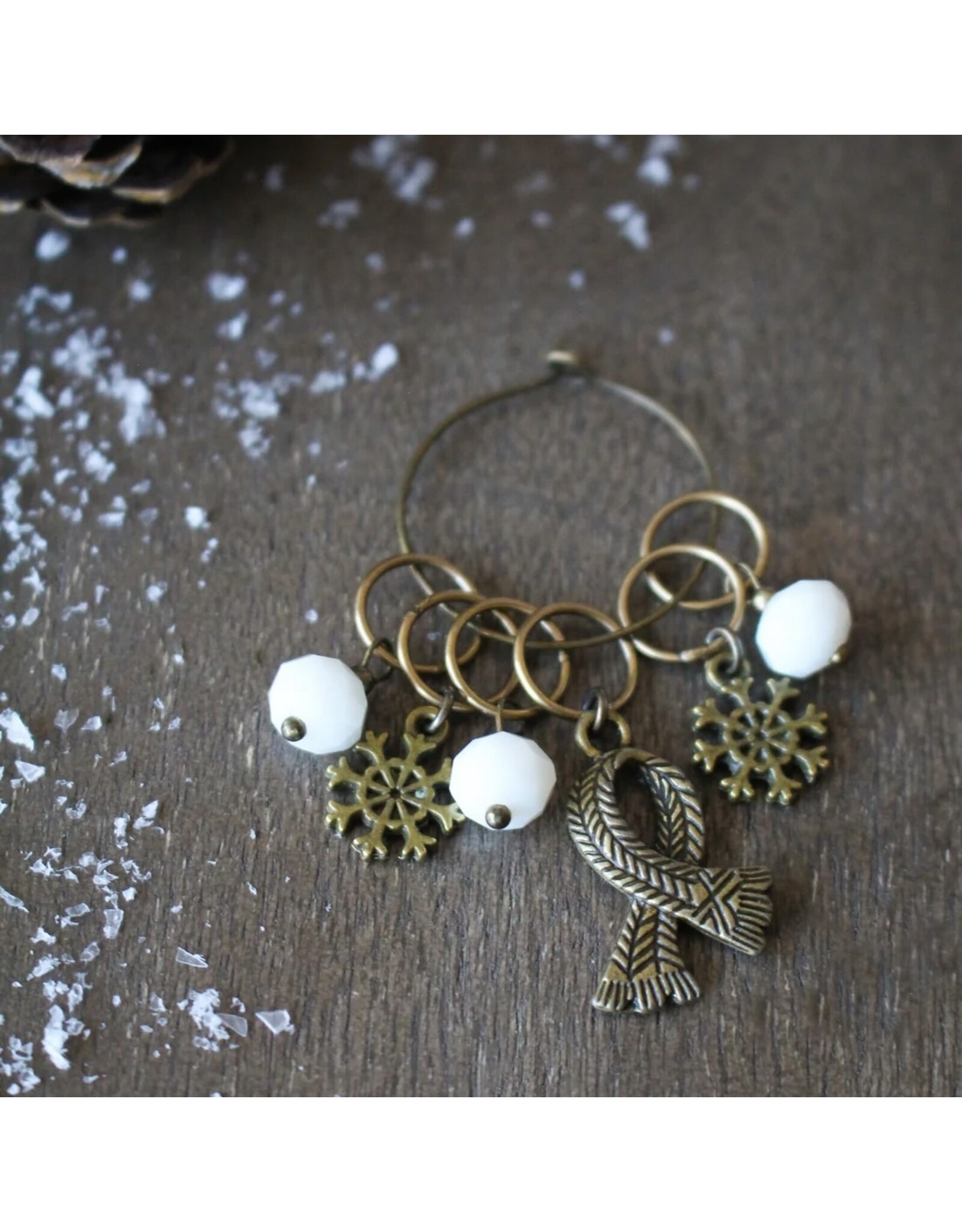 Never Not Knitting Winter Scarf Stitch Marker Set