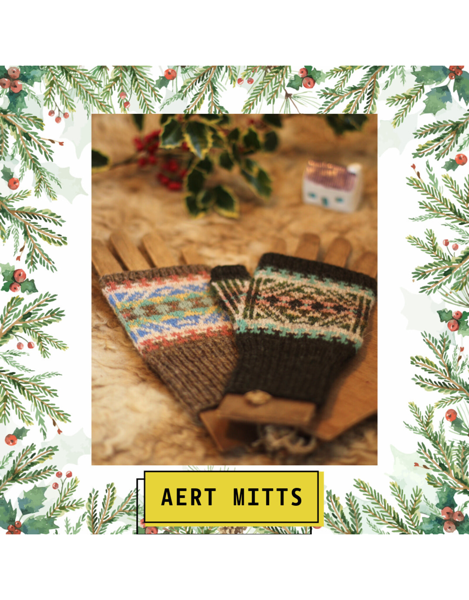 Simply Shetland Aert Mitt Kit, Cool