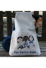 della Q For Yarn's Sake Custom Nora Wrist Project Bag, Blue