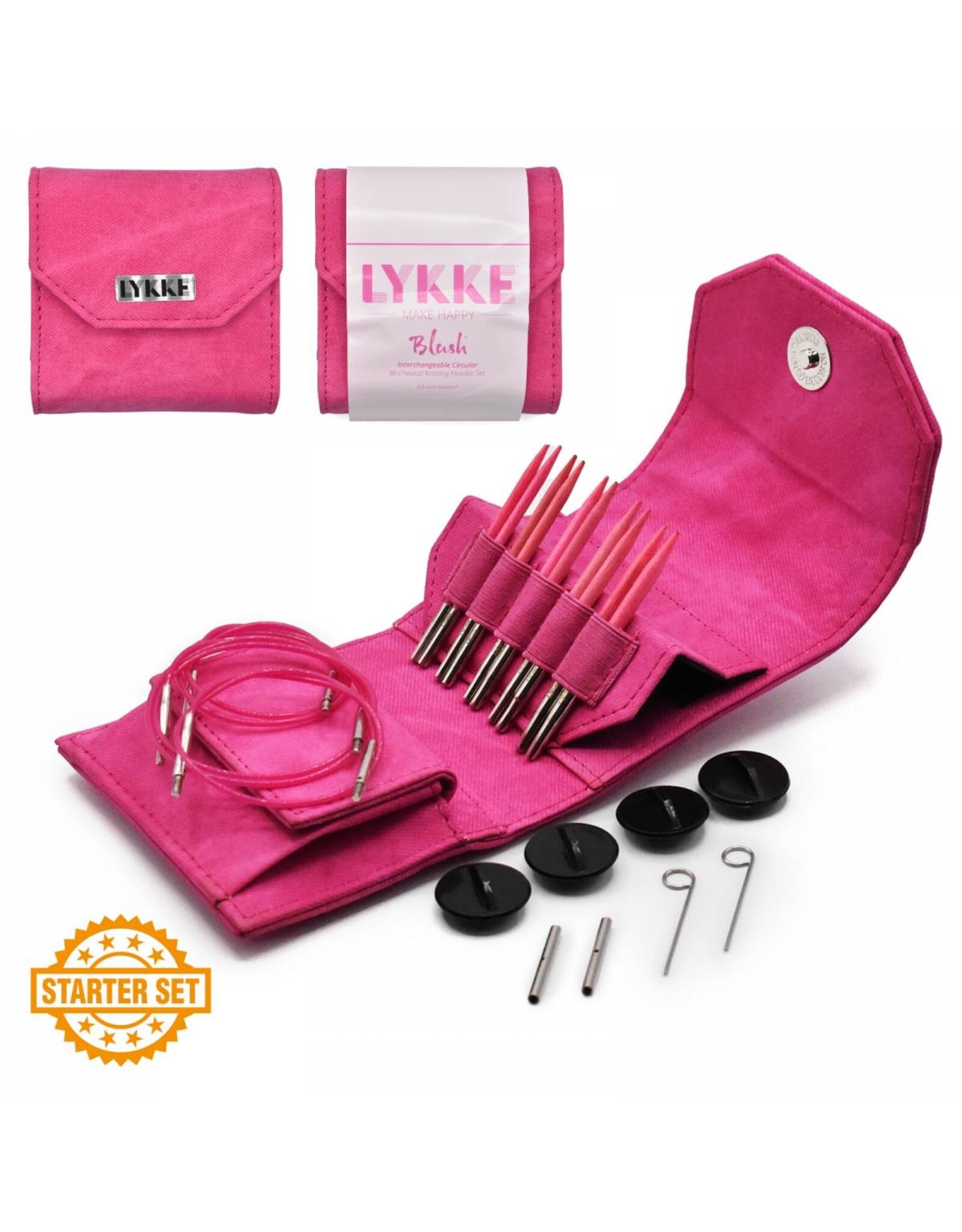 Lykke Lykke Blush 3.5" Interchangeable Needle Starter Set