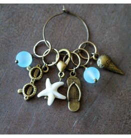 Never Not Knitting Beach Day Stitch Marker Set