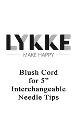 Lykke Lykke Blush Interchangeable Needle Cord - For 5-inch Tips