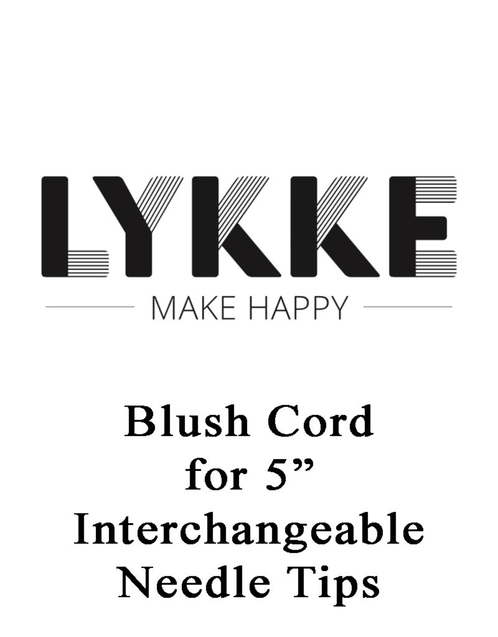 Lykke Lykke Blush Interchangeable Needle Cord - For 5-inch Tips