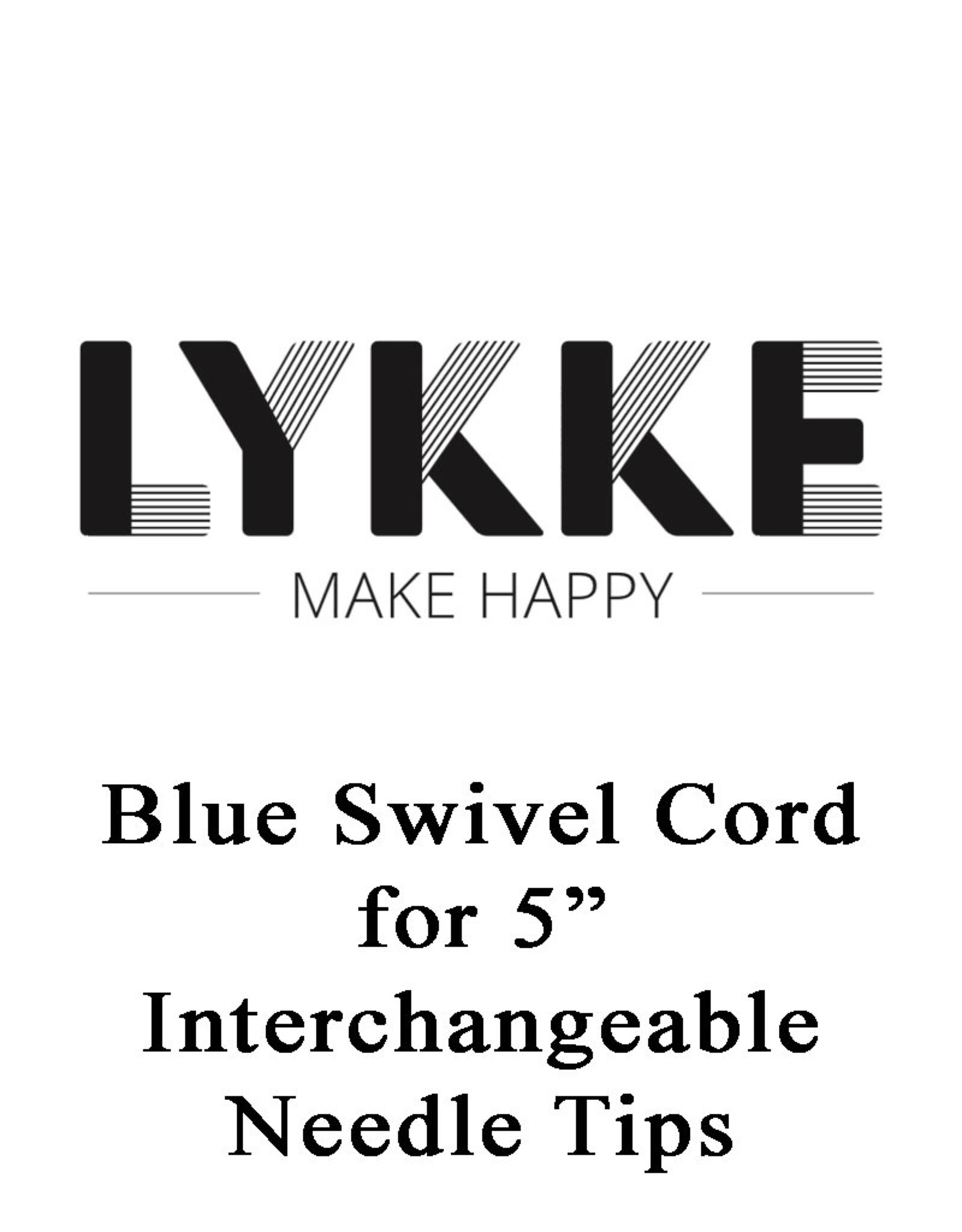 Lykke Lykke Blue Swivel Interchangeable cord - For 5-inch Tips