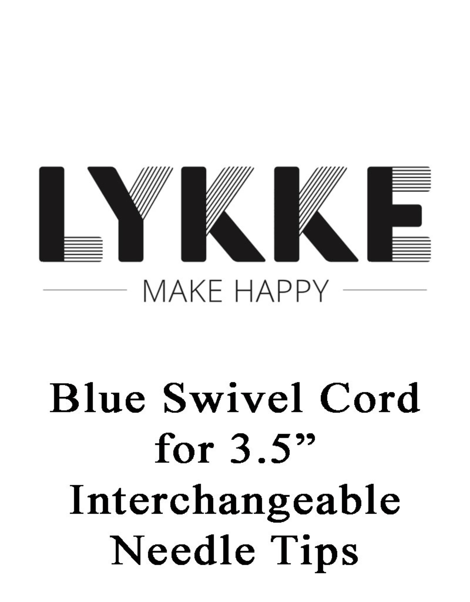 Lykke Lykke Blue Swivel Interchangeable cord - For 3.5-inch Tips
