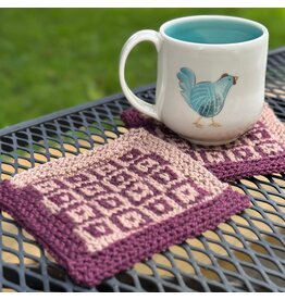 For Yarn's Sake Log Cabin Love Coasters: An Intro to Steeking. Sunday September 28th, 2-4pm