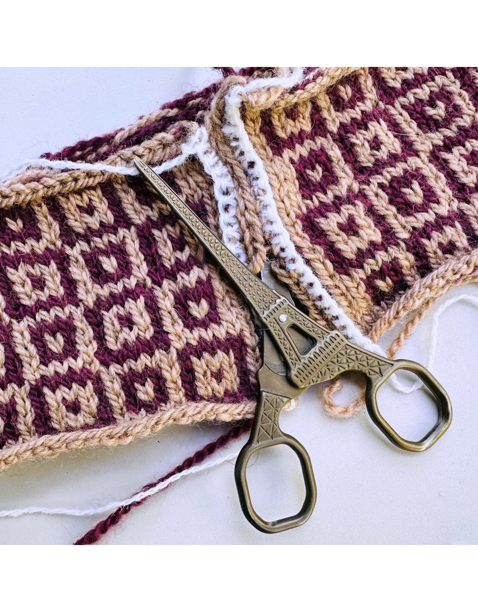 For Yarn's Sake Log Cabin Love Coasters: An Intro to Steeking. Sunday September 28th, 2-4pm