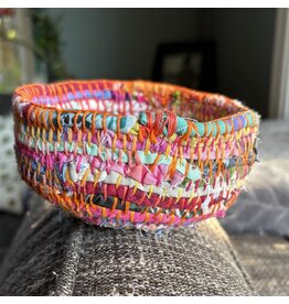 For Yarn's Sake Fabric-Wrapped Rope Basket. Saturday November 8, 2-4pm