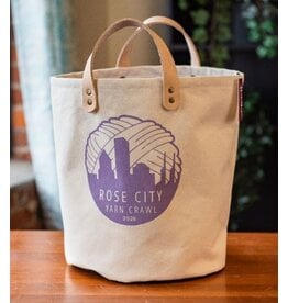 For Yarn's Sake 2026 Rose City Yarn Crawl Bucket Bag