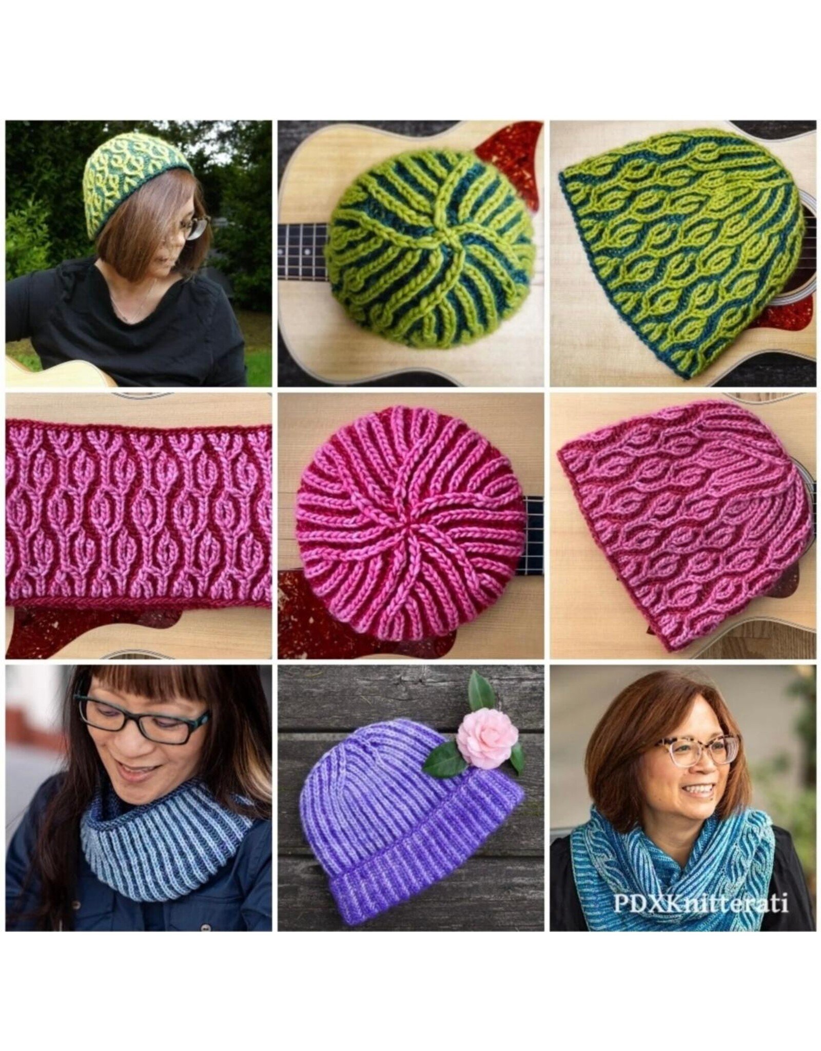 For Yarn's Sake Brioche Pastiche. Saturday April 25, 2-4:30pm