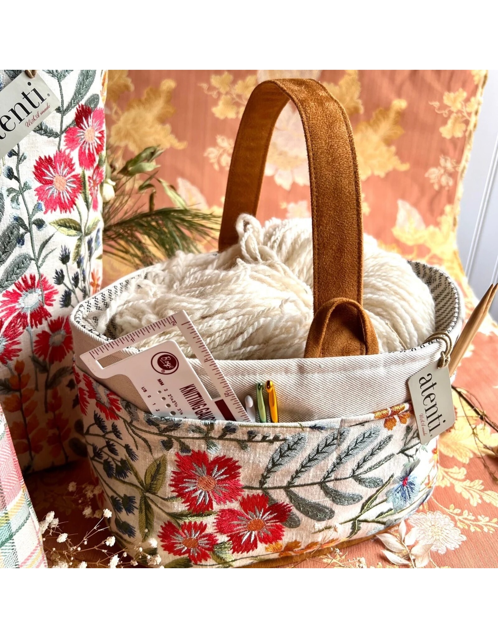 Atenti Knitting & Crochet Caddy