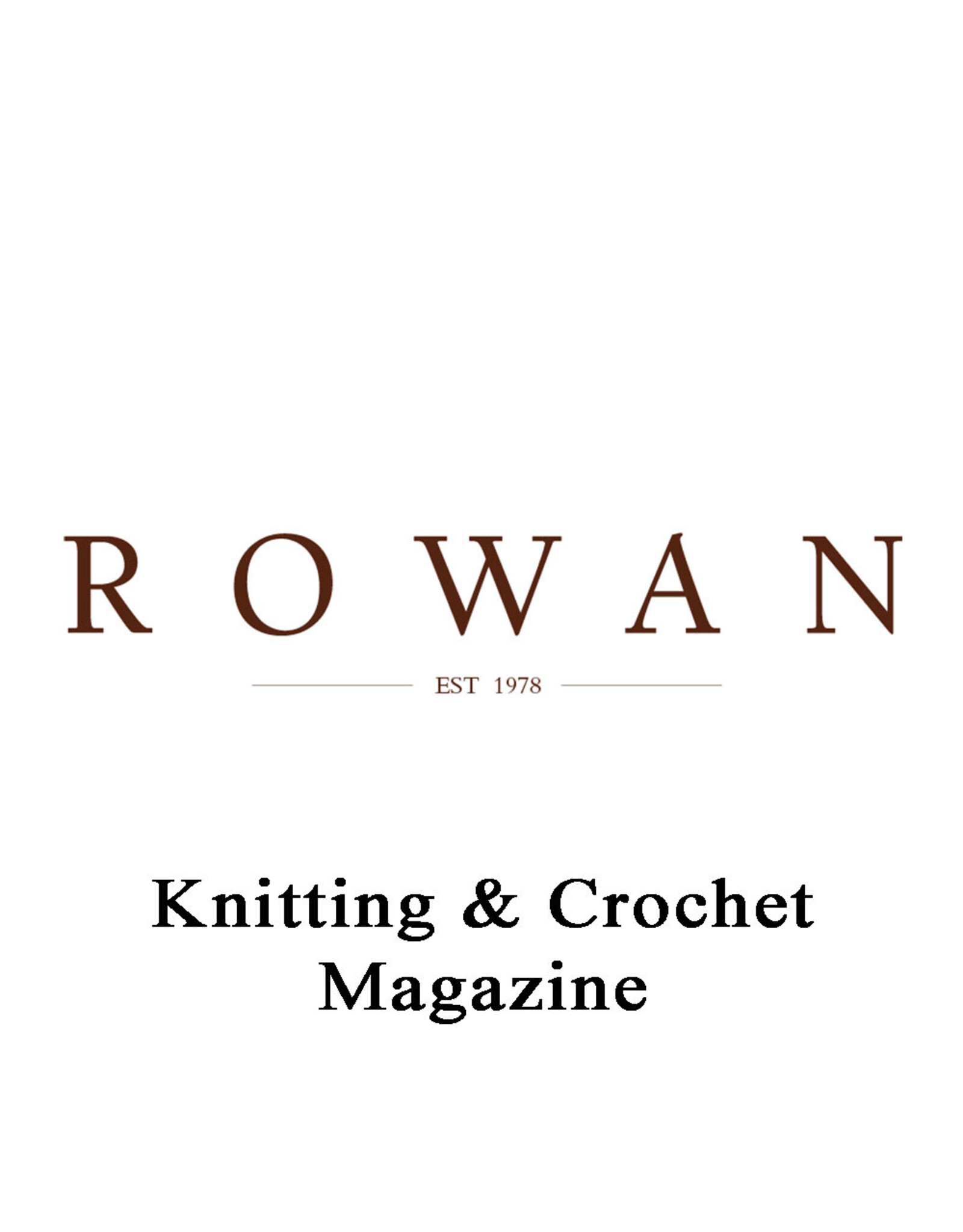Rowan Rowan Knitting & Crochet Magazine