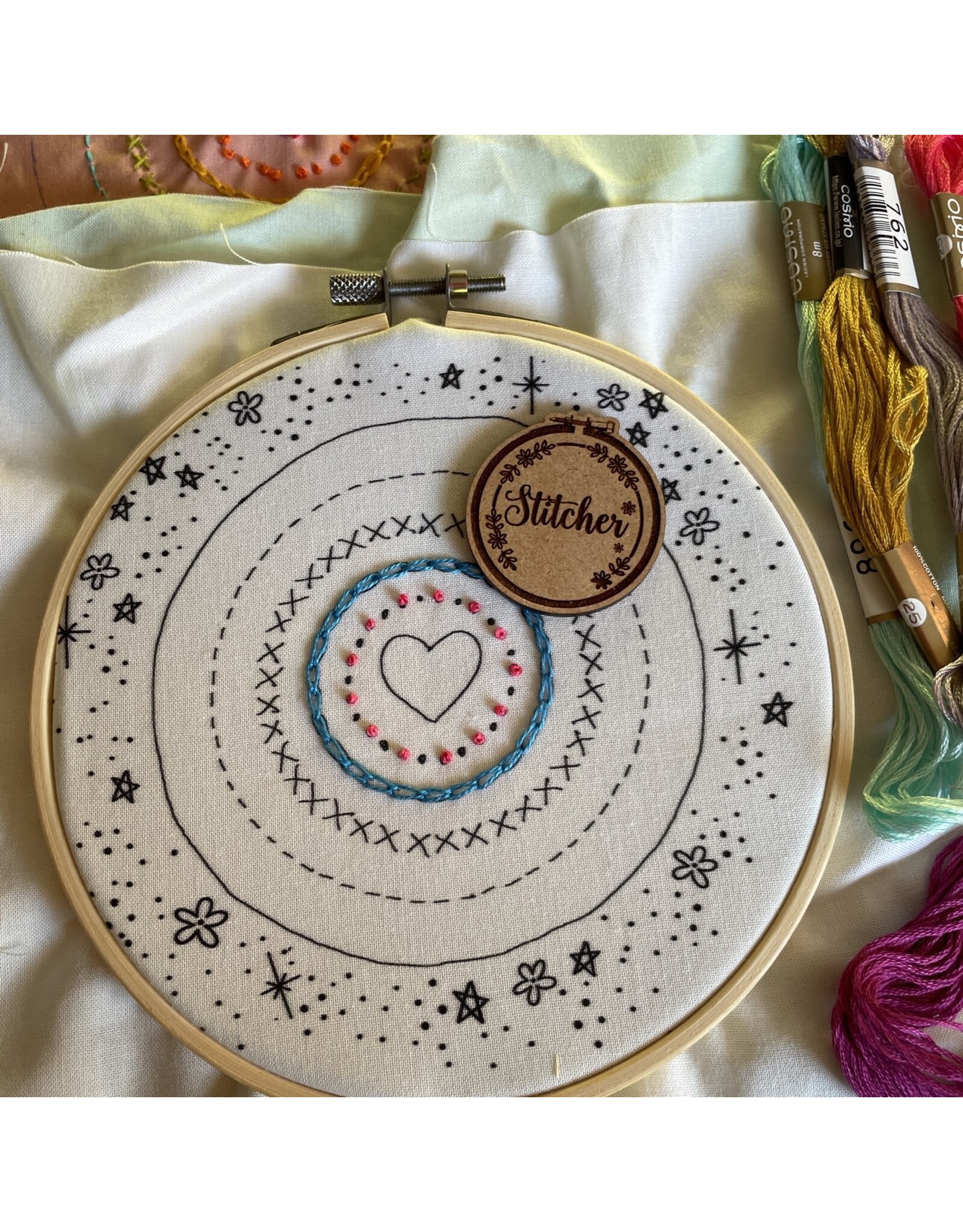 For Yarn's Sake Intro to Embroidery. Sunday October 18, 1-3pm