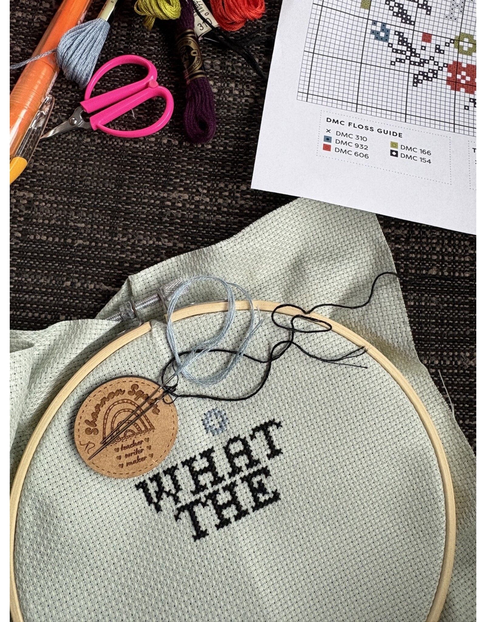 For Yarn's Sake Intro to Cross Stitch. Saturday November 21, 1-3pm.