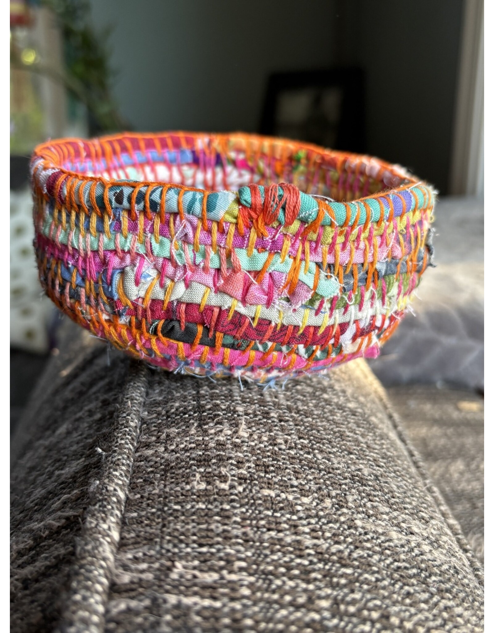 For Yarn's Sake Fabric-Wrapped Rope Basket. Saturday January 9, 1-3pm