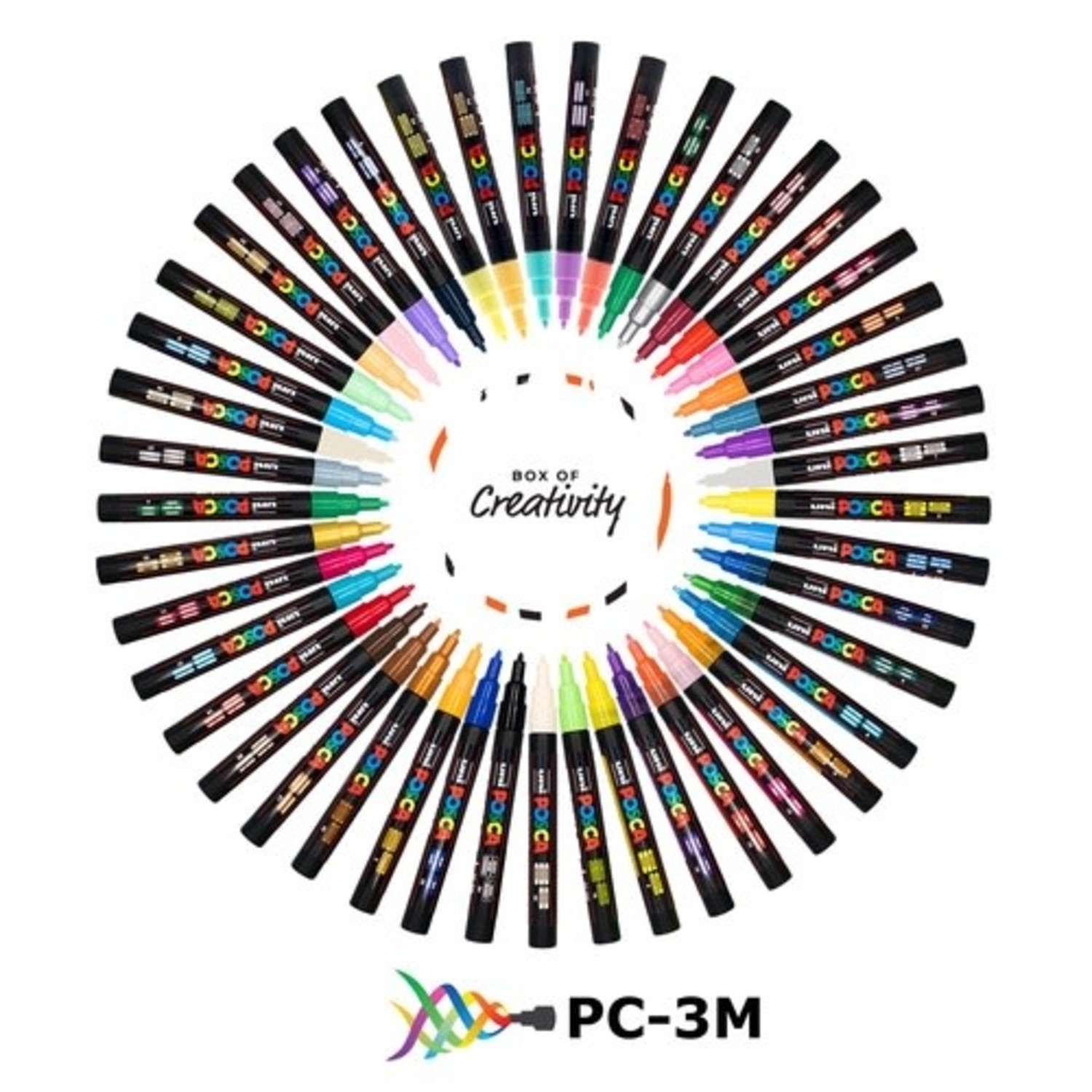 POSCA PC-3M Paint Marker Art Pens - 0.9-1.3mm – Pastel Tones Set