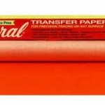 Saral SARAL TRANSFER PAPER 12 x 12' RED