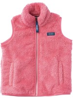 Girl's Solid Sherpa Vest - Morning Glory