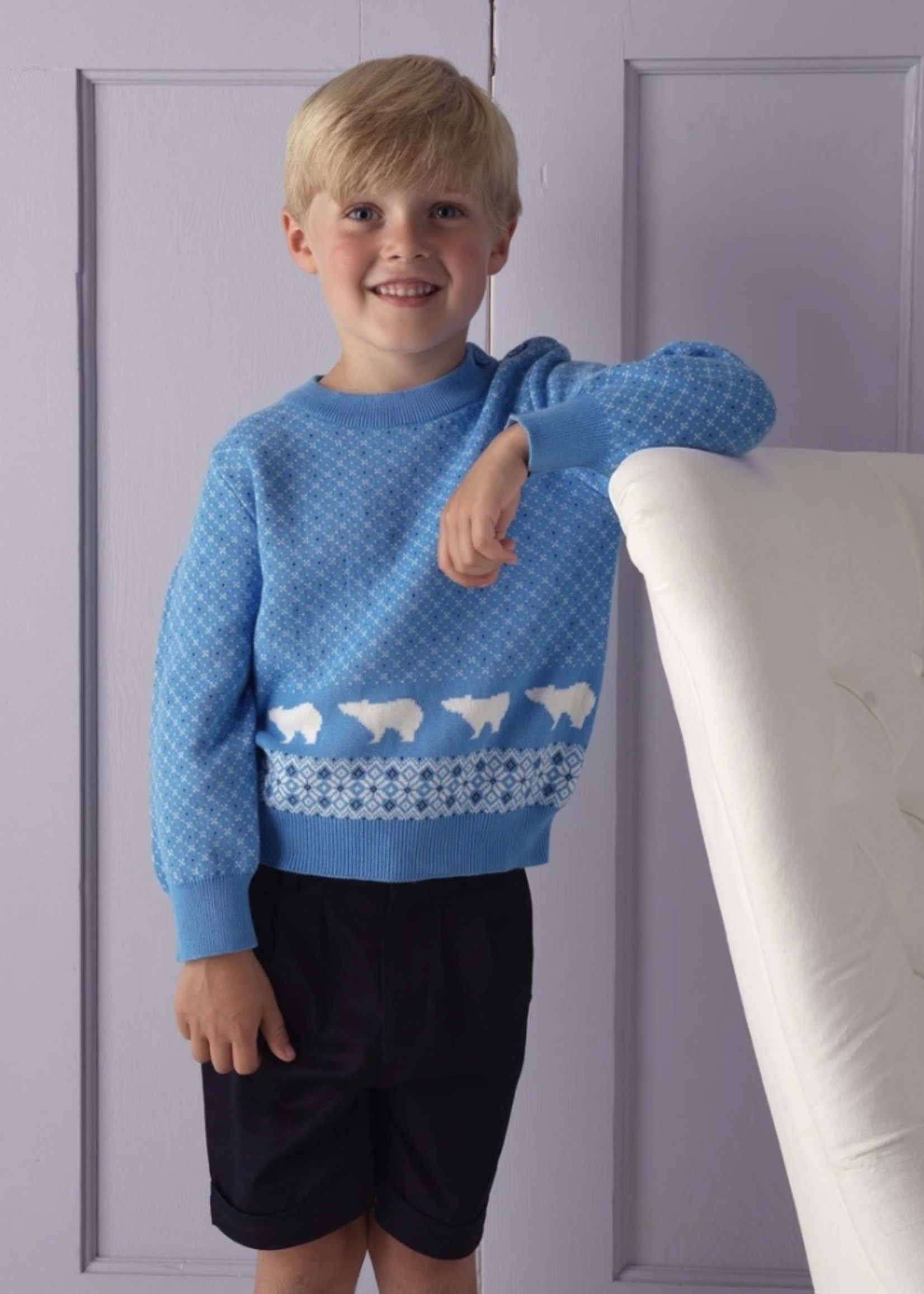 Polar Bear Sweater Blue