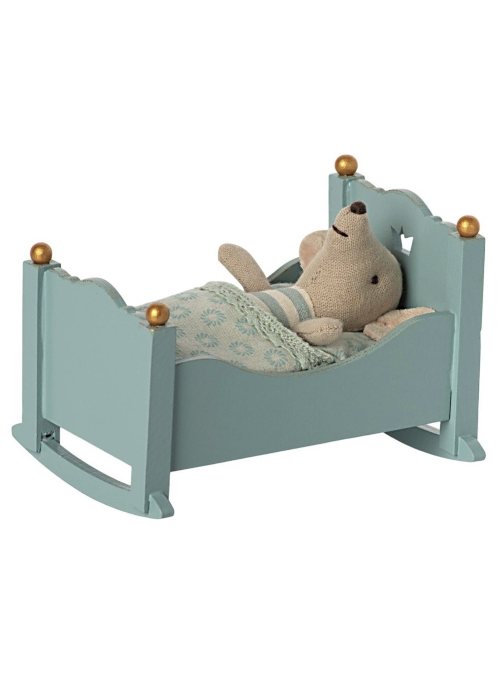 BABY MOUSE CRADLE - BLUE