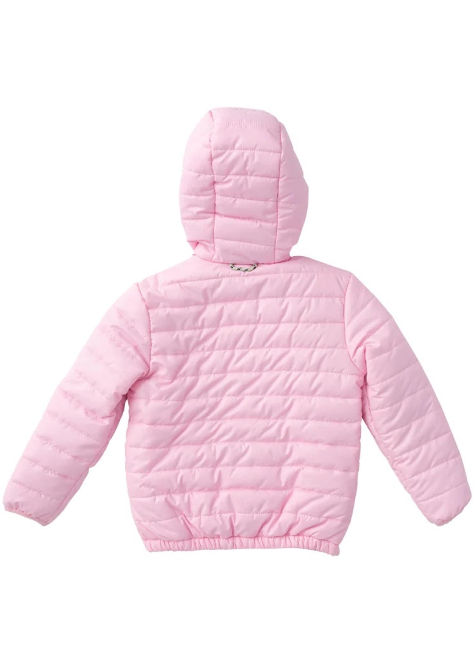PINK LADY HOODED PUFFER JACKET