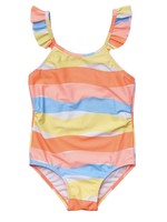 GOOD VIBES FRILL STRAP SWIMSUIT
